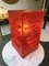 French Red Resin Sculpture Lamp by Pierre Giraudon, 1970s, Image 7