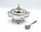 Silver-Plated Sugar Bowl with Spoon from Hefra, Set of 2 2