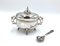 Silver-Plated Sugar Bowl with Spoon from Hefra, Set of 2, Image 2
