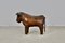 Leather Bull Stool by Dimitri Omersa, 1960s 2