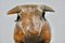 Sgabello Bull in pelle di Dimitri Omersa, anni '60, Immagine 3