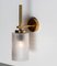 Swedish Brass Wall Lights Sconces by Carl Fagerlund for Orrefors, 1960s, Set of 2 11