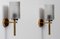 Swedish Brass Wall Lights Sconces by Carl Fagerlund for Orrefors, 1960s, Set of 2, Image 1
