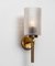 Swedish Brass Wall Lights Sconces by Carl Fagerlund for Orrefors, 1960s, Set of 2 5