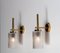 Swedish Brass Wall Lights Sconces by Carl Fagerlund for Orrefors, 1960s, Set of 2 9