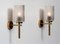 Swedish Brass Wall Lights Sconces by Carl Fagerlund for Orrefors, 1960s, Set of 2 2