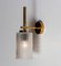 Swedish Brass Wall Lights Sconces by Carl Fagerlund for Orrefors, 1960s, Set of 2 7