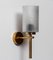 Swedish Brass Wall Lights Sconces by Carl Fagerlund for Orrefors, 1960s, Set of 2 3
