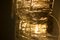 Lampada da parete vintage in vetro smerigliato con 4 luci di Kalmar Franken KG, anni '60, Immagine 3