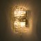 Lampada da parete vintage in vetro smerigliato con 4 luci di Kalmar Franken KG, anni '60, Immagine 6