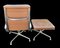 EA 222 & 223 Soft Pad Leather Lounge Chair & Ottoman by Charles & Ray Eames for Herman Miller, Set of 2, Image 7