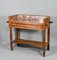 French Antique Oak Washstand, Image 3