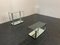 Steel and Crystal Coffee Tables from Cidue, 1970s, Set of 2, Image 2