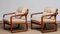 Danish Teak with Wool Cushions Lounge Easy Chair by HS Design, 1980s, Set of 2 12
