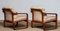 Poltrona in teak con cuscini in lana di HS Design, Danimarca, anni '80, set di 2, Immagine 9