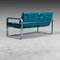 Sky Blue Sofa & Armchairs from Aarthio, Italy, 1960s, Set of 3 3