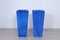 Blue Enamelled Terracotta Vases, Set of 2 3