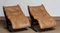 Camel Leather Siësta Lounge Chairs by Ingmar Relling for Westnofa, 1970s, Set of 2 3