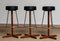 Swedish Teak and Chrome Swivel Bar Stools by Börje Johanson, 1960s, Set of 3 4