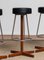 Swedish Teak and Chrome Swivel Bar Stools by Börje Johanson, 1960s, Set of 3 6