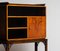 Art Deco Walnut Dry Bar Display Cabinet, 1930s 14