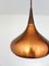 Danish Orient Copper Pendant Lamp by Jo Hammerborg for Fog & Mørup, 1960s 3
