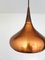 Danish Orient Copper Pendant Lamp by Jo Hammerborg for Fog & Mørup, 1960s, Image 3