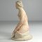 Czech Pottery Girl Figurine, 1950s, Image 8