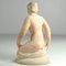 Czech Pottery Girl Figurine, 1950s, Image 4