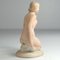 Czech Pottery Girl Figurine, 1950s, Image 7