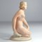 Czech Pottery Girl Figurine, 1950s, Image 9