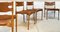 German Montreal Leather Stacking Dining Chairs by Frei Otto, 1967, Set of 4 3
