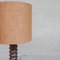 Lampadaire Rustique Mid-Century en Bois 11