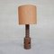 Mid-Century Wooden Oak Rustic Floor Lamp, Image 1