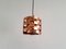 French Copper Mars Pendant Lamp by Max Sauze, 1970s 3