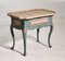 Scandinavian Rococo Table in Old Paint and Faux Painted Marble Top, 1750s, Image 2