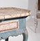 Scandinavian Rococo Table in Old Paint and Faux Painted Marble Top, 1750s 9