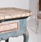 Scandinavian Rococo Table in Old Paint and Faux Painted Marble Top, 1750s, Image 9