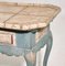 Scandinavian Rococo Table in Old Paint and Faux Painted Marble Top, 1750s 4