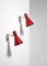 Italian Red Lacquered Sconces from Stilnovo, 1960s, Set of 2, Image 10