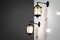 French Lanterns in Lacquered Metal and Frosted Glass, Set of 3, Image 8