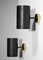 French Black Metal and Brass Sconce from Pascort 4