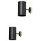 French Black Metal and Brass Sconce from Pascort, Image 2