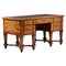 Mazarin Style Desk in Solid Wood and Floral Marquetry 1