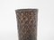 Schwere Bronze Vase mit Kupfer Details 5