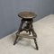 Antique Dark Work Stool with Spindle, Image 8