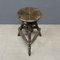 Antique Dark Work Stool with Spindle 5