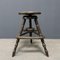Antique Dark Work Stool with Spindle, Image 24