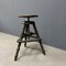 Antique Dark Work Stool with Spindle, Image 9