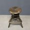 Antique Dark Work Stool with Spindle 11